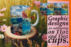 Serene Views Mug Wrap Sublimation Art for 11oz/15oz Product Image 1