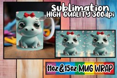 3D Christmas Mug Wrap 11oz 15oz for Holidays Product Image 1