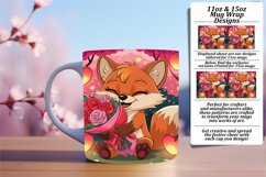 Fashionable 11oz Mug Wrap Png , Valentines Product Image 1