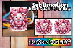 Happy dreams 11oz 15oz sublimation wrap, Valentines Product Image 1