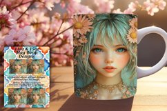 Bright 11oz Mug Wrap Png Artwork , Fairy Product Image 1