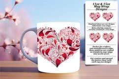 Embrace Love with Valentine&#039;s Day Heart Mug Design Product Image 1