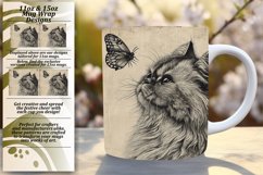 Cheerful Cat Design Mug: Sublime Sublimation Product Image 1