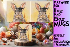 Whimsical Wildlife Graduation Mug Design 11oz Product Image 1