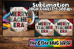 Blissful moments 11oz 15oz sublimation wrap, Teacher Product Image 1