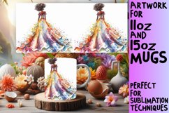 Contemporary Floral Cup Wraps Product Image 1