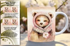 Bold 11oz Mug Wrap Png Artwork , Animals Product Image 1
