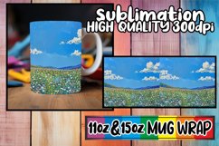 Stunning Scenes Mug Wrap for 11oz 15oz Sublimation Product Image 1