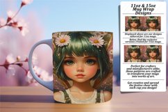 Delightful 15oz Mug Wrap Png Artwork , Fairy Product Image 1