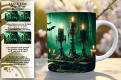 Bold 11oz Mug Wrap Png Artwork , Horror Halloween Product Image 1