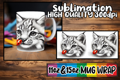 Joyful dreams 11oz 15oz sublimation wrap, Cute Animals Product Image 1