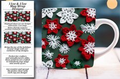 Yule Crochet 3D Magic: Sublimation Mug Wrap Product Image 1