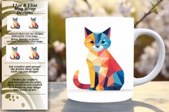 Whisker Wonderland: Colorful Cat Mug Art Product Image 1