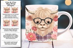 Whimsical Valentine Critters: Watercolor Mug Wrap Collection Product Image 1