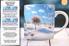 Holiday Scenery 3D Mug Design: 11oz/15oz Product Image 1