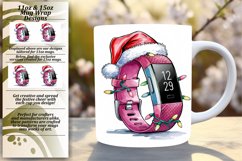 Bold 11oz Mug Wrap Png Artwork , Holiday Product Image 1
