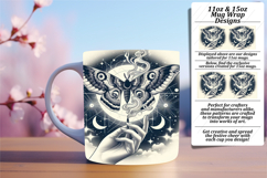 Stylish 11oz Mug Wrap Png Design , Mystic Product Image 1