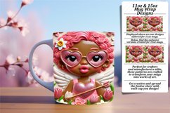 Magical 15oz Mug Wrap Png Artwork , 3D Cupid Product Image 1
