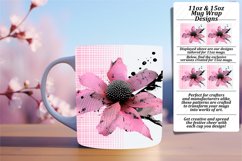 Vibrant Blossom Sublimation Mug Wrap - 11oz/15oz Product Image 1
