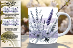 Cute 15oz Mug Wrap Png Artwork , Halloween Product Image 1