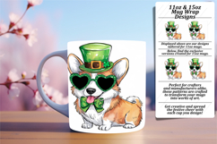 Enchanting 11oz Mug Wrap Png Design , St Patrick Product Image 1