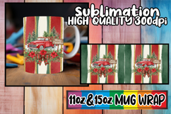 Magical sunsets sublimation print wrap, Christmas Product Image 1
