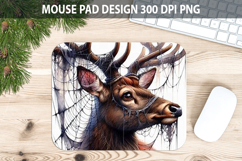 Watercolor Antelope Mouse pad Sublimation - Animal PNG Product Image 1