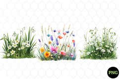 Watercolor Grass Clipart , Watercolor Clipart Product Image 1