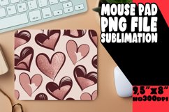 Timeless Desk Pad Sublimation, Heart Product Image 1