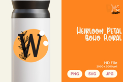 Heirloom Petal Boho Floral Monogram Product Image 1