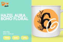 Hazel Aura Boho Floral Monogram Product Image 1