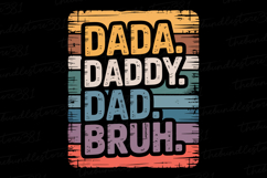 Dada Daddy Dad Bruh svg | Father&#039;s day Svg | Svg Files Product Image 1