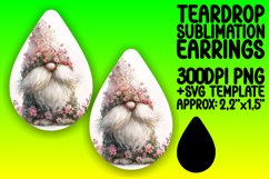 Lively Gnome Palette: Watercolor Teardrop Delights Product Image 1