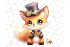 Vintage Steampunk Forest Animal PNG Clipart for Sublimation Product Image 5