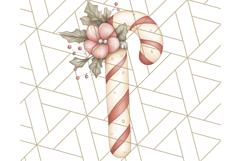 Vintage Christmas Ornaments and Presents PNG Holiday Clipart Product Image 5