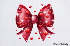 Coquette Valentine Clipart PNG Product Image 1