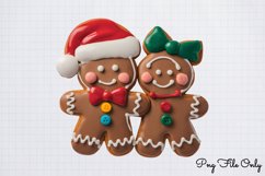 Gingerbread Man Clipart PNG Product Image 1