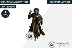 Harvest of Haunt Halloween Gothic Character RPG PNG Clipart Product Image 1
