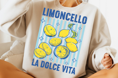 Retro Limoncello PNG, Lemon Summer PNG, Summer Vibes PNG Product Image 2