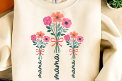 Mother's Day PNG, She is Mom PNG, Boho Mama Floral PNG, Mama Product Image 3