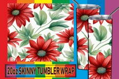 Tumbler Wrap Delights: Watercolor Flowers Product Image 1