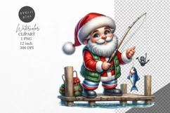 Christmas clipart, Santa clipart, Winter clipart Product Image 1