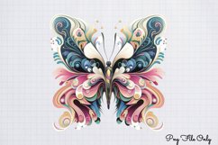 Smoke Butterflies Clipart PNG Product Image 1