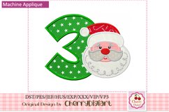 Christmas santa Numbers machine embroidery bundle 1911 Product Image 5