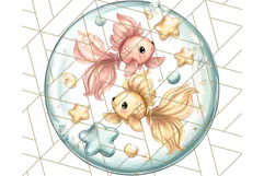 Zodiac Buddies Clipart PNG, Cute Astrology Clip Art Product Image 5