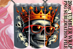 GIFT OF SERENITY 20oz TUMBLER WRAP, Skull Product Image 1