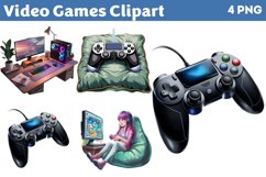 Video Games Clipart PNG Product Image 1