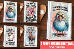 Funny Kitchen Dish Towel Sublimation Bundle PNG Product Image 3