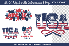 4th Of July Sublimation PNG Product Image 1