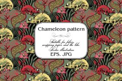 Chameleons. Seamless abstract pattern. Product Image 5